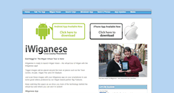 Desktop Screenshot of iwiganese.com